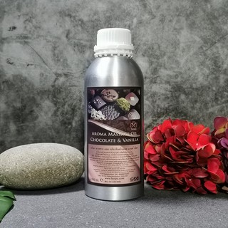 BYSPA น้ำมันนวดตัวอโรมา Aroma massage Oil กลิ่น Chocolate &amp; Vanilla 1,000 ml.