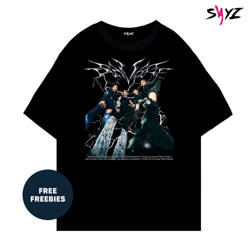 เสื้อยืด-ลาย-aespa-savage-ver-all-member-ชุด-aespa-โดย-sayzco