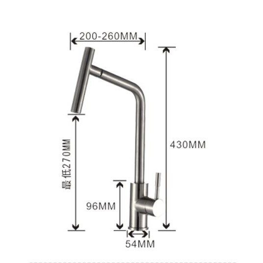 ก๊อกน้ำห้องครัว-304-kitchen-faucet-304-stainless-steel