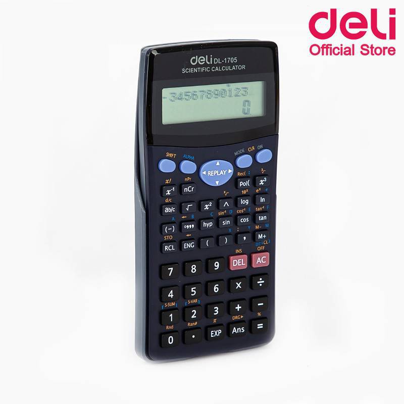 เครื่องคิดเลข-deli-1705-scientific-calculator-เครื่องคิดเลขวิทยาศาสตร์