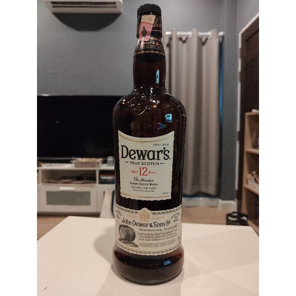 ขวดเหล้านอก ขวดเปล่า Dewar's 12 จุกคอร์ก | Shopee Thailand