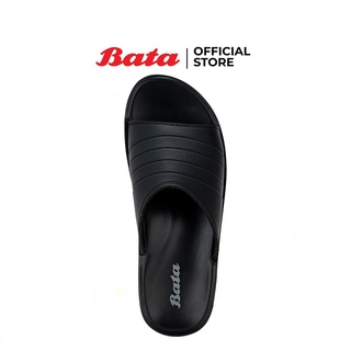 ภาพขนาดย่อของภาพหน้าปกสินค้า* * Bata บาจา รองเท้าแตะผู้ชาย รองเท้าแตะรองเท้าแบบสวม สำหรับผู้ชาย สีดำ 8616287 จากร้าน bata_officialstore บน Shopee ภาพที่ 4