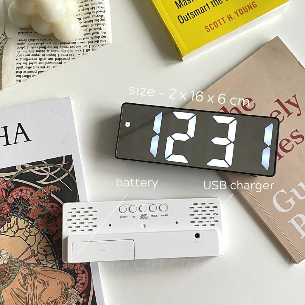 พร้อมส่ง-นาฬิกาตั้งโต๊ะ-led-digital-clock