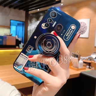 เคสโทรศัพท์ VIVO X70 / X70 Pro Silicone Soft Casing Cute Fashion Camera Stand Holder TPU Back Cover คส วีโว่X70Pro Phone Case