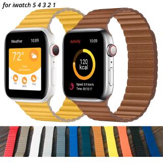 ภาพหน้าปกสินค้าสายนาฬิกาข้อมือหนัง สําหรับ for apple watch iwatch Ultla series 8 7 6 SE 5 4 3 2 1 45/49มม. 44 มม.42มม. 41มม.40 มม. 38 มม. ที่เกี่ยวข้อง