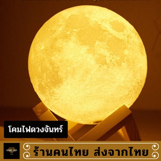 ใหม่ โคมไฟ ดวงจันทร์ โคมไฟไร้สาย table lamp โคมไฟตั้งโต๊ะแบบชาร์จ ปรับความสว่าง2ระดับ โคมไฟตกแต่งห้อง Desk Light