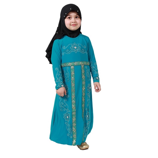 ชุดอาบายะห์เด็กผู้หญิงมุสลิม-gca16