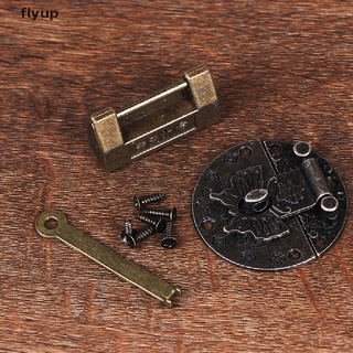 Flyup กุญแจทองเหลือง สไตล์จีนโบราณ สําหรับกระเป๋าเดินทาง ลิ้นชัก 2 ชิ้น