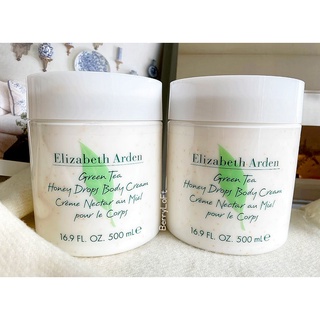 🍃กระปุกอัพไซส์ 500 ML.!!! ELIZABETH ARDEN Green Tea Honey Drops Body Cream