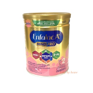 ราคาและรีวิวแถบเขียว นม  Enfalac A+ mindpro 2 เอนฟาแล็ค เอพลัส มายโปร สูตร 2 ขนาด 400 กรัม  (สูตรใหม่ มี2’-FL)หมดอายุ 22-09-2024