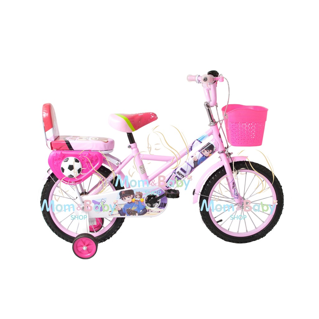 จักรยานเด็ก-doby-16-no-dm552-สีชมพู