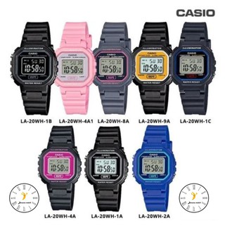 นาฬิกาข้อมือผู้หญิง Casio สายยางเรซิ่น รุ่น LA-20WH แท้ ประกัน CMG by Banana Waych