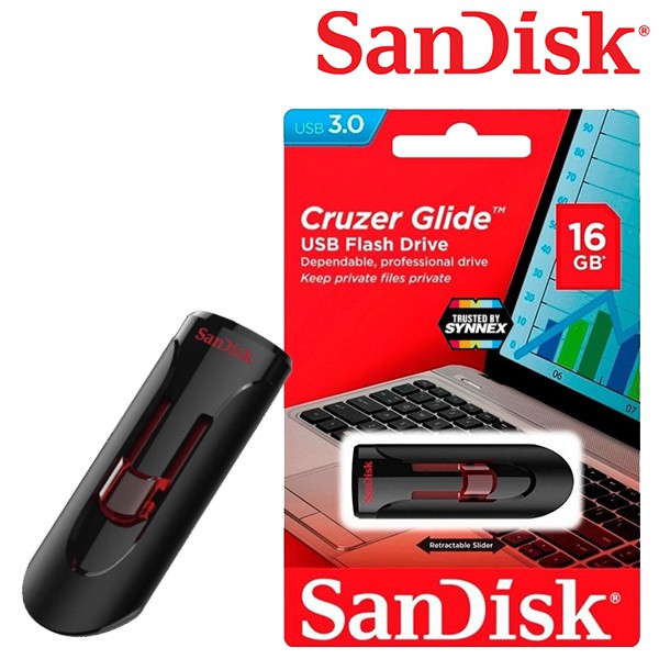 ภาพสินค้าSandisk CRUZER GLIDE 16GB USB 3.0 Flash Drive (SDCZ600_016G_G35) เมมโมรี่ การ์ด แซนดิส แฟลซไดร์ฟ รับประกัน 5 ปี จากร้าน thieye_officialstore บน Shopee ภาพที่ 6