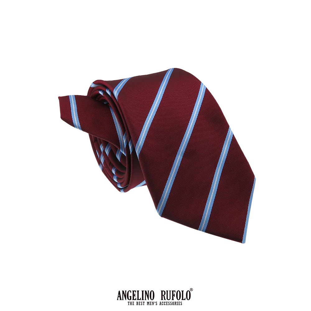 angelino-rufolo-necktie-ntm-ทาง-รวม-เนคไทผ้าไหมทออิตาลี่คุณภาพเยี่ยมดีไซน์-stripe-กรม-เลือดหมู-ชมพู-น้ำตาล-ดำ-ฟ้า-กากี