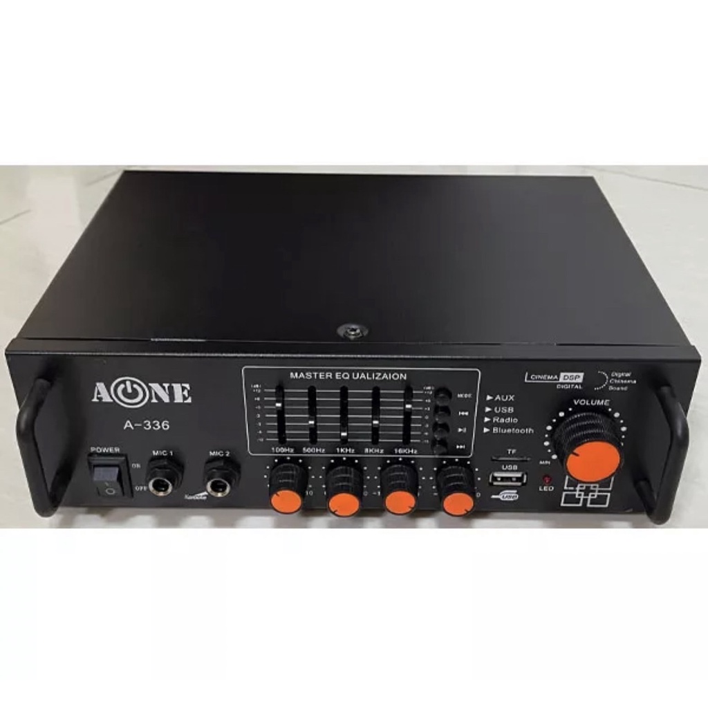 a-oneแอมป์ขยายเสียง-รุ่น-a-336-ใช้ไฟได้-2ระบบ-dc12v-ac220v-เครื่องแอมป์ขยายเสียง