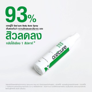 **ฉลากใหม่ หมดอายุ10/2024** Oxecure Body Acne Spray 50ml