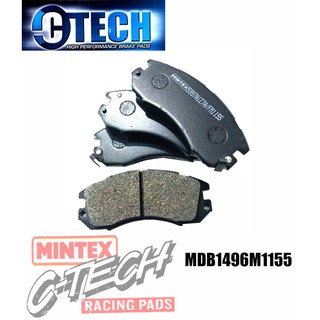 MINTEX C-Tech ผ้าเบรคเกรด Hi Performance ซี่รีย์ M1155 คู่หน้า SUBARU Impreza 1.6, 1.8, 2.0 ปี 1994, Legacy 1.8, 2.0