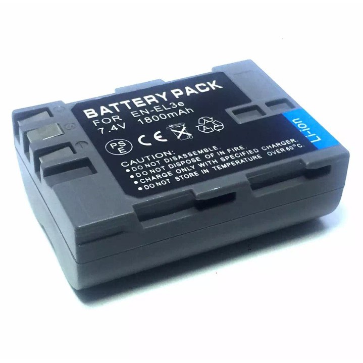 แบตเตอรี่กล้องนิคอน-รหัสแบต-en-el3e-en-el3-enel3e-replacement-battery-for-nikon-d90-d80-d300-d300s-d700-d200