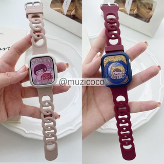 สายนาฬิกาข้อมือ และเคส สําหรับ iWatch Series 8 7 6 5 4 3 2 45 มม. 41 มม. 44 มม. 38 มม. 42 มม.