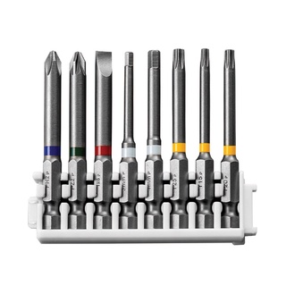 ชุดดอกไขควงชุบแข็ง-BOSCH-ขนาด-65-มม-สีเทา Hardened screwdriver bit set-BOSCH-size-65-mm-grey