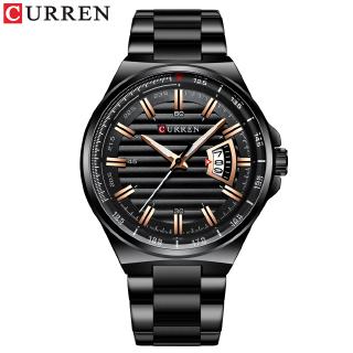 Men Luxury Brand Quartz Watch CURREN Stainless Steel Band Wristwatch Fashion Style Watch Man Auto Date Masculino