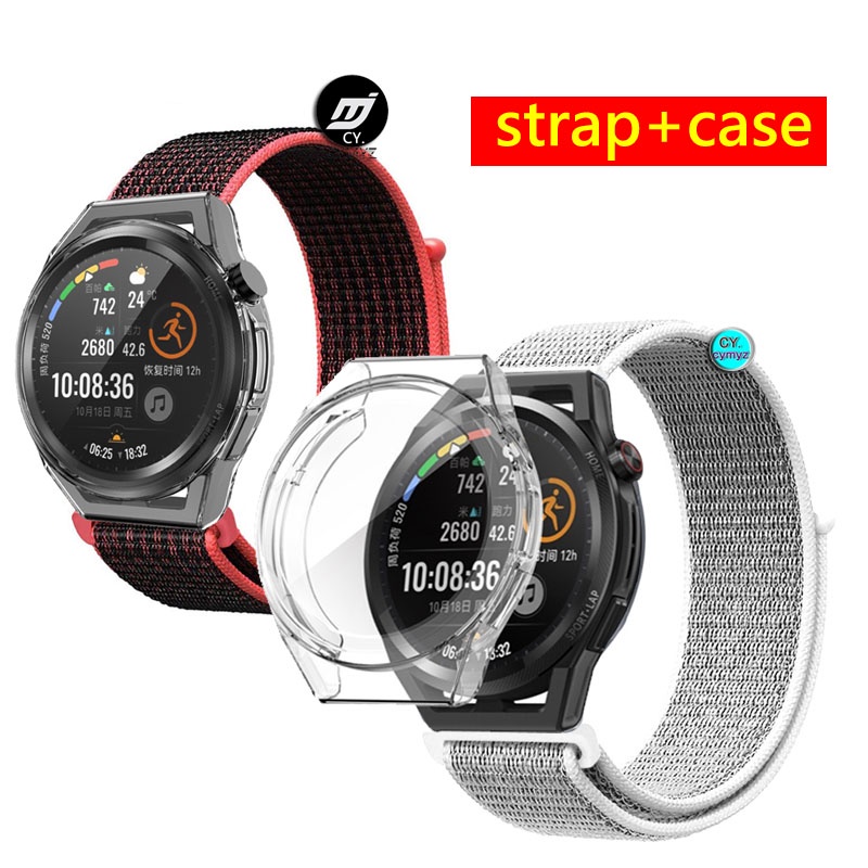 สาย-huawei-watch-gt-runner-สายรัด-สายไนลอน-สาย-huawei-gt-runner-สาย-สายรัดข้อมือกีฬา-เคส-huawei-watch-gt-runner-เคส-เกราะป้องกัน