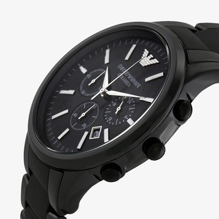 ภาพขนาดย่อของภาพหน้าปกสินค้าEMPORIO ARMANI นาฬิกาข้อมือผู้ชาย รุ่น AR1451 Ceramica Chronograph Black Dial - Black จากร้าน ralunar บน Shopee