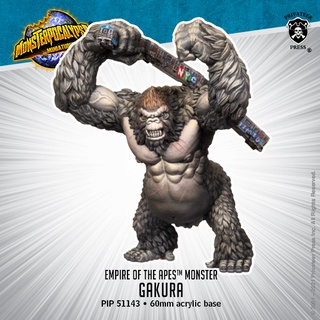 🔥มีของพร้อมส่ง🔥 Privateer Press Monsterpocalypse Empire of the Apes Monster: Gakura PIP 51143 ต้องประกอบทำสีเอง