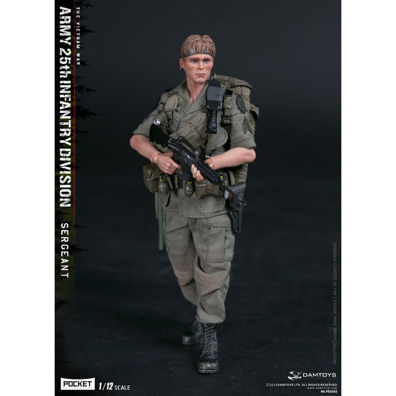 DAMTOYS : 1/12 POCKET ELITE SERIES : ARMY 25th Infantry Division