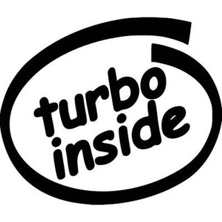 สติเกอร์แต่งรถ Turbo Inside (G) ในรถมีเทอร์โบ เกรดร้าน Wrap รถ ติดแล้วลอกติดใหม่ได้ ลอกออกไม่ทิ้งคราบกาว