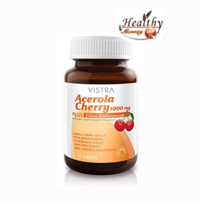 vistra-acerola-cherry-vitamin-c-วิสทร้า-อะเซโรล่าเชอร์รี่-วิตามินซี-1000-mg-45-เม็ด