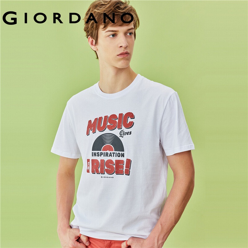 giordano-เสื้อยืดแขนสั้น-คอกลม-ผ้าคอตตอน100-สกรีนลวดลายอวกาศ-free-shipping-01089005-bcfa