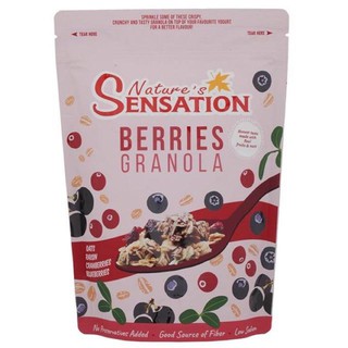 ภาพขนาดย่อของภาพหน้าปกสินค้ากราโนล่า ล็อตใหม่ Nature's Sensation Cocoa&Berrys&Nutty&Original Granola 454กรัมอร่อยมีประโยชน์ช่วยคุมน้ำหนัก จากร้าน amnattupnoon บน Shopee