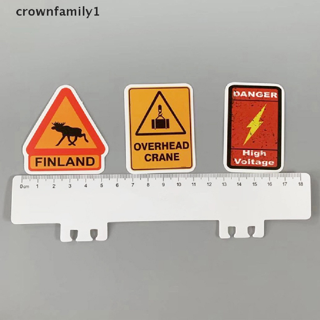 crownfamily1-สติกเกอร์เตือน-กันน้ํา-สําหรับติดตกแต่งคอมพิวเตอร์-โทรศัพท์มือถือ