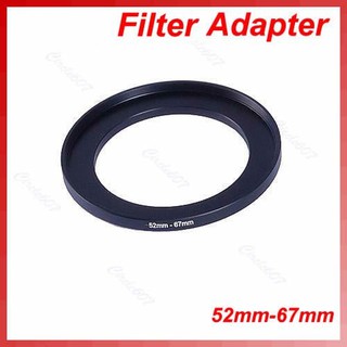 ภาพหน้าปกสินค้าRun 52mm-67mm Step Up Filter Ring 52-67 mm 52 to 67 Stepping Adapter ที่เกี่ยวข้อง