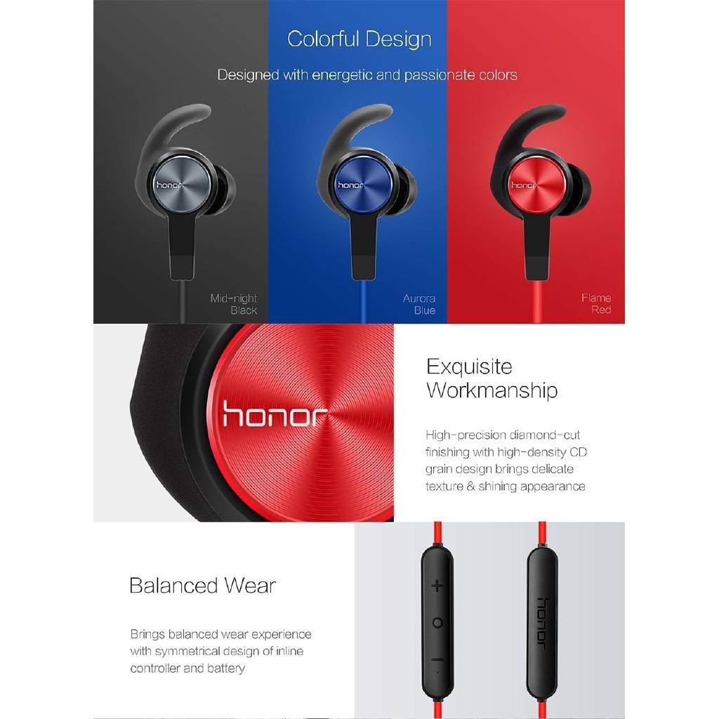 huawei-honor-xsport-am-61-หูฟังอินเอียร์บลูทูธกันน้ํา