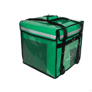 จัดส่งทันทีกระเป๋าเดลิเวอรี่ กระเป๋าส่งอาหารติดมอเตอร์ไซค์ 64 ลิตร รุ่น KUBIC64 สีเขียวมิ้นท์
