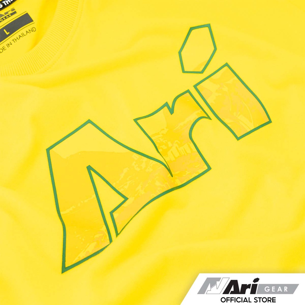 ari-football-fest-2022-bra-lifestyle-tee-yellow-green-เสื้อยืด-อาริ-บราซิล-ฟุตบอล-เฟส-2022-สีเหลืองเขียว