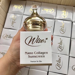 กันแดด Wise Nano Collagen   SPF50PA+++ กันแดดหน้าเนียน ไวซ์  กันแดด Wise Nano Collagen