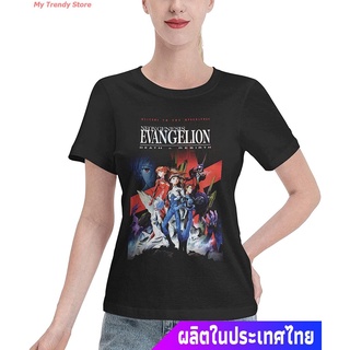 My Trendy Store อีวานเกเลียนเสื้อยืดผู้ชายและผู้หญิง Neon Genesis Evangelion Shirts Classic Shirt Tee For Womens Top Ev