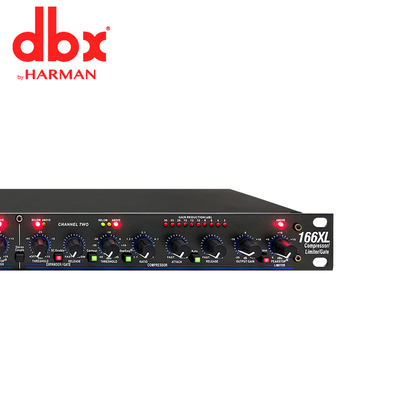 dbx-166xlคอมเพรสเซอร์มืออาชีพ-ความแม่นยำสูงสองห้องตัว-จำกัด-แรงดัน-คอมเพรสเซอร์เสียงวิศวกรรมการแสดงบนเวที