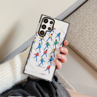 Casetify เคสโทรศัพท์ซิลิโคน TPU แบบนิ่ม ลายม้าลาย สําหรับ Samsung Galaxy S20 S20+ S21 S21+ S22 S22+ Plus Ultra