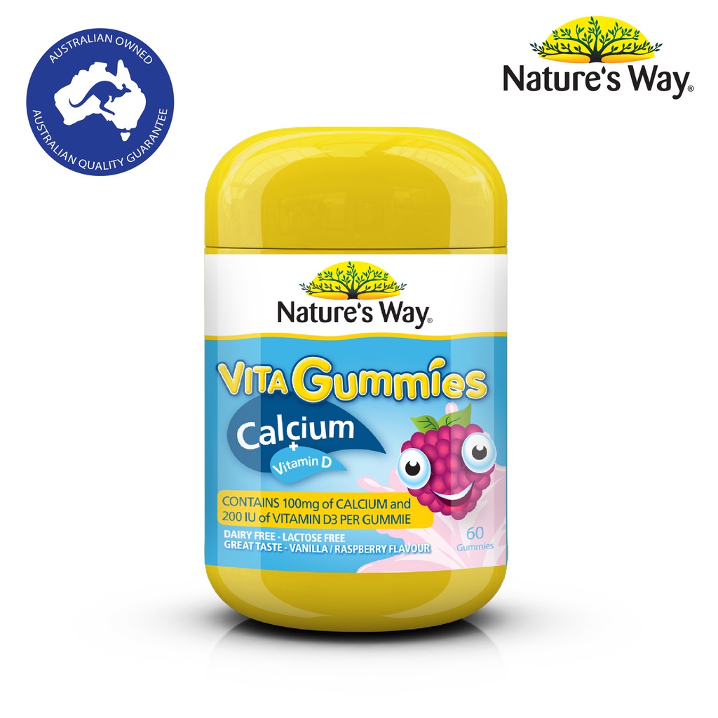 ภาพหน้าปกสินค้าNature's Way Vita Gummies Calcium+Vitamin D 60S