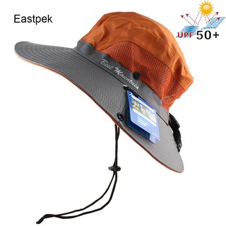 Eastpek UPF 50+ หมวกปีกกว้าง ป้องกันรังสียูวี กันน้ํา ขนาดใหญ่ เหมาะกับฤดูร้อน สําหรับผู้ชาย ผู้หญิง ตกปลา เดินป่า กลางแจ้ง