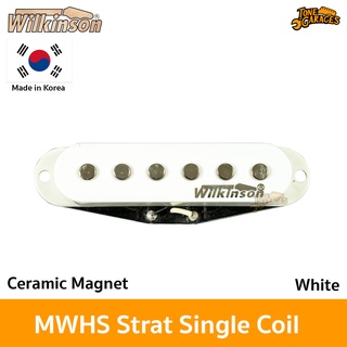 ภาพหน้าปกสินค้าWilkinson MWHS Strat Pickups Single Coil High Output ปิ๊กอัพกีต้าร์ สีขาว (White) ที่เกี่ยวข้อง