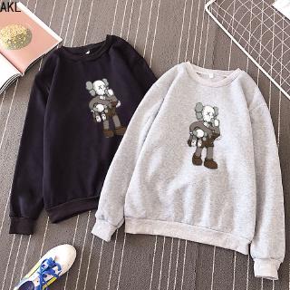 KAWS Sesame Street joint name autumn and winter couple round neck sweater Double doll