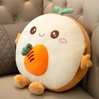 ♕ตุ๊กตาการ์ตูน hand warmer pillow quilt dual-use office nap blanket three-in-one cushion back ส่งสาวน่ารัก1❤