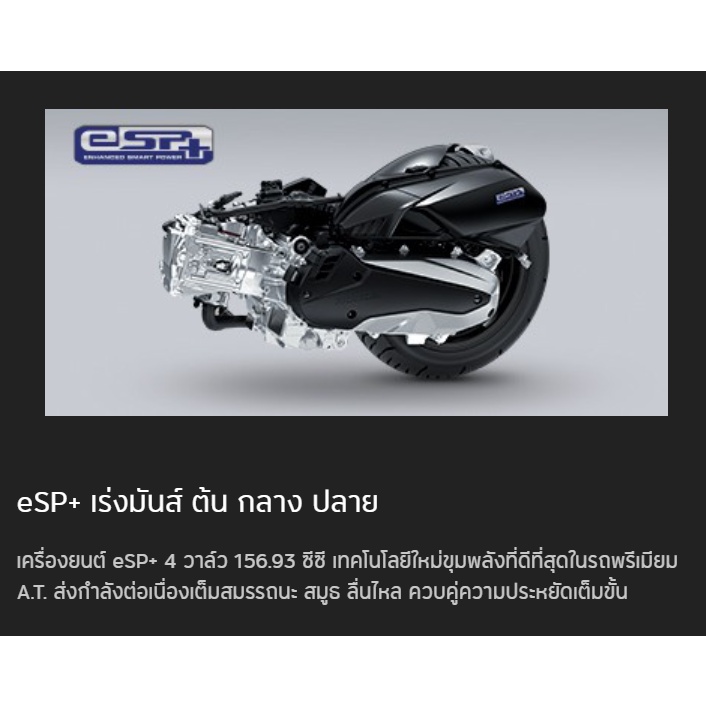 ภาพสินค้าทัก   All New PCX160 รุ่นSTD ปี2023 รหัสWW160P ศูนย์รถจักรยานยนต์ฮอนด้าโอวเปงฮงขอนแก่น จากร้าน openghong บน Shopee ภาพที่ 3