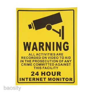 10x CCTV Camera Monitor Watch Warning Caution Alert Wall Door Decal Sticker