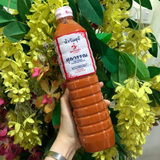 น้ำจิ้มสุกี้ ศุภวรรณ สูตรไหหลำ (ปริมาณ 750 ml.) ห่อส่งอย่างดีไม่มีบุบครับ